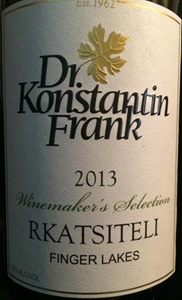 Dr. Konstantin Frank Winemaker's Selection Rkatsiteli 2013